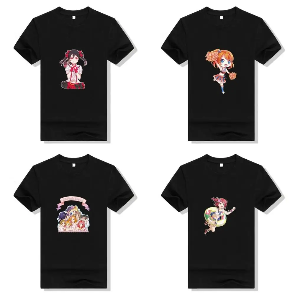 

Аниме «lovelive футболка для костюмированной вечеринки из хлопка с принтом, футболка с коротким рукавом, для лета, повседневные футболки женски...