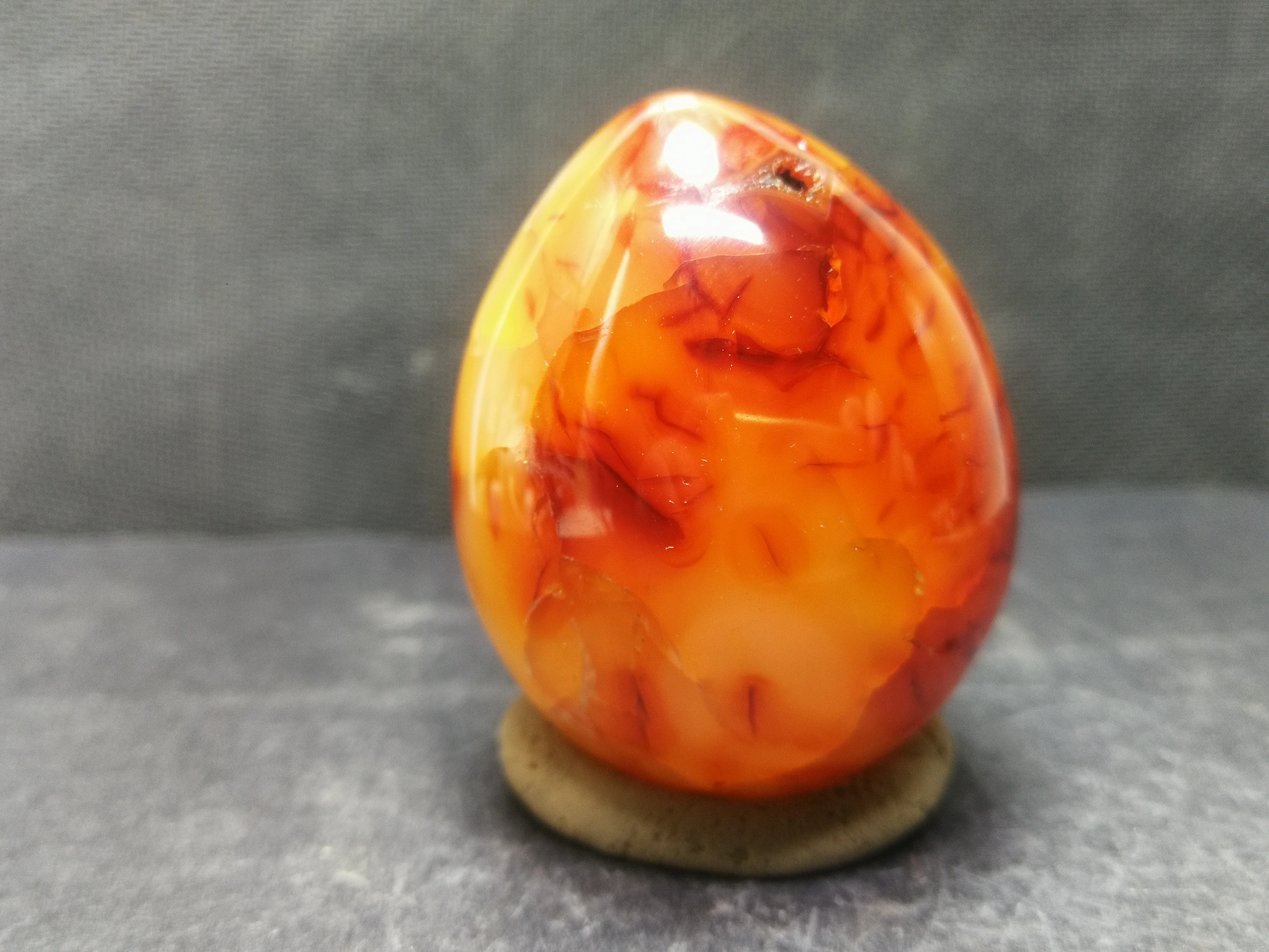 123 0 натуральный цвет красное агатовое яйцо полировка кварца кристалл лечебный