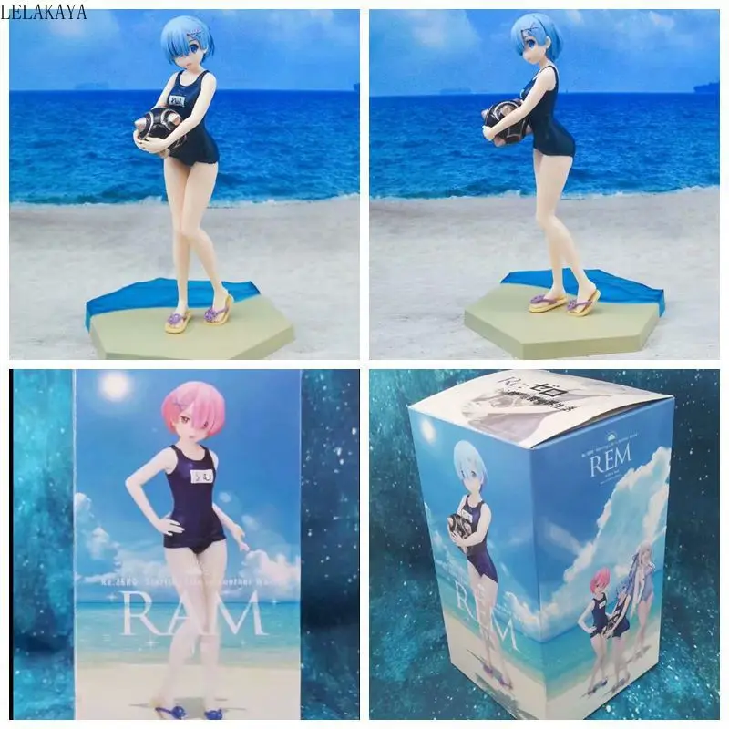 1 шт. аниме Re zero Начальная жизнь в другом мире от Zero Rem Ram купальник Ver. Масштаб 1/7 ПВХ