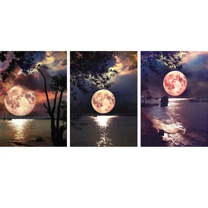 

Moon DIY 5D полная дрель алмазная живопись вышивка крестиком набор стразы украшение для дома ремесло