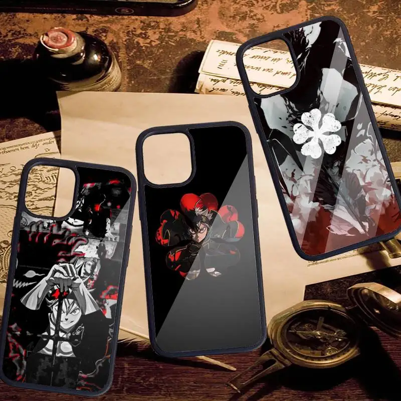 

Anime Black Clover Phone Case PC for iPhone 11 12 pro XS MAX 8 7 6 6S Plus X 5S SE 2020 XR