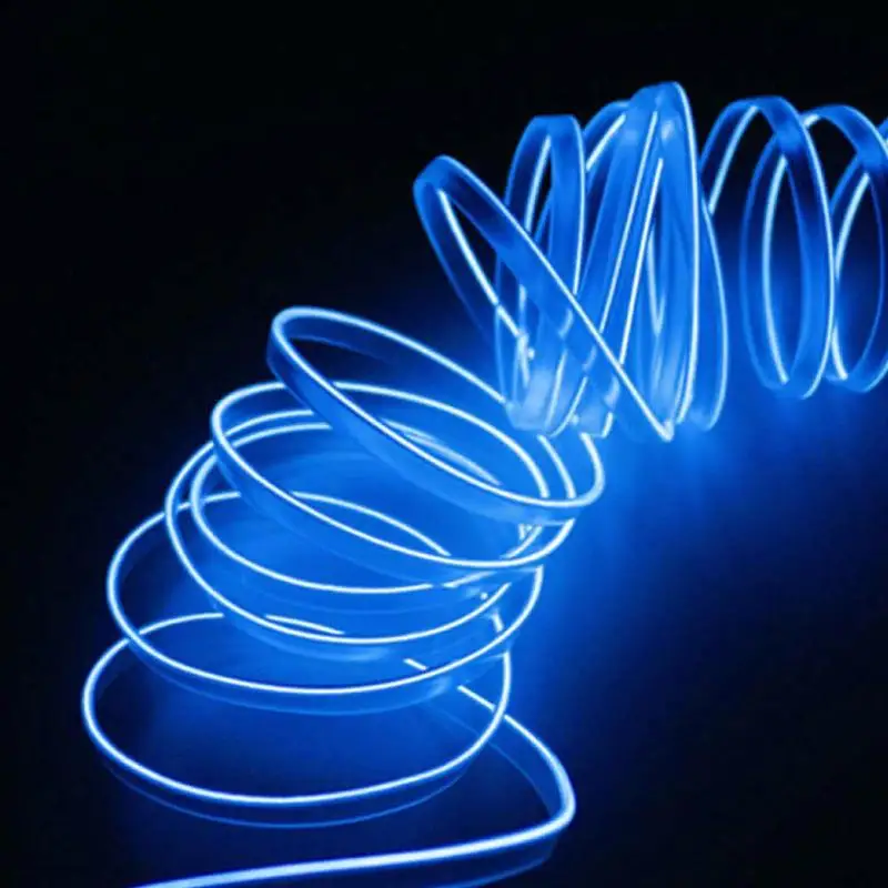 Холодный светодиодный светильник 12 В 2 метра автомобильная атмосферная лампа