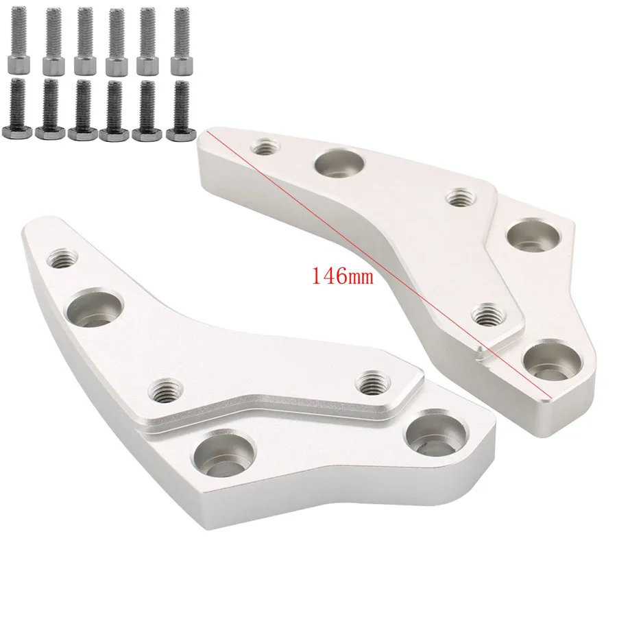 

Handlebar Riser CNC Aluminum Alloy 2pieces For BMW K1600GT K1600GTL 2012-2019 Silver