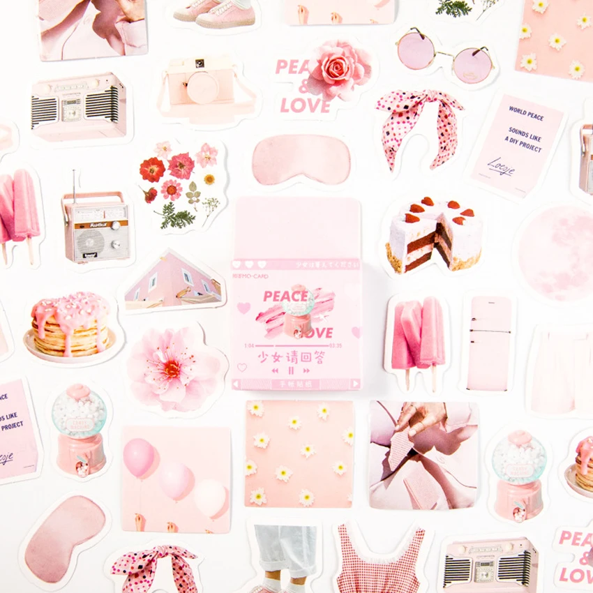 46 шт./корт. Lovely MOMO серия бумажных наклеек Diary Декоративные DIY ручные наклейки
