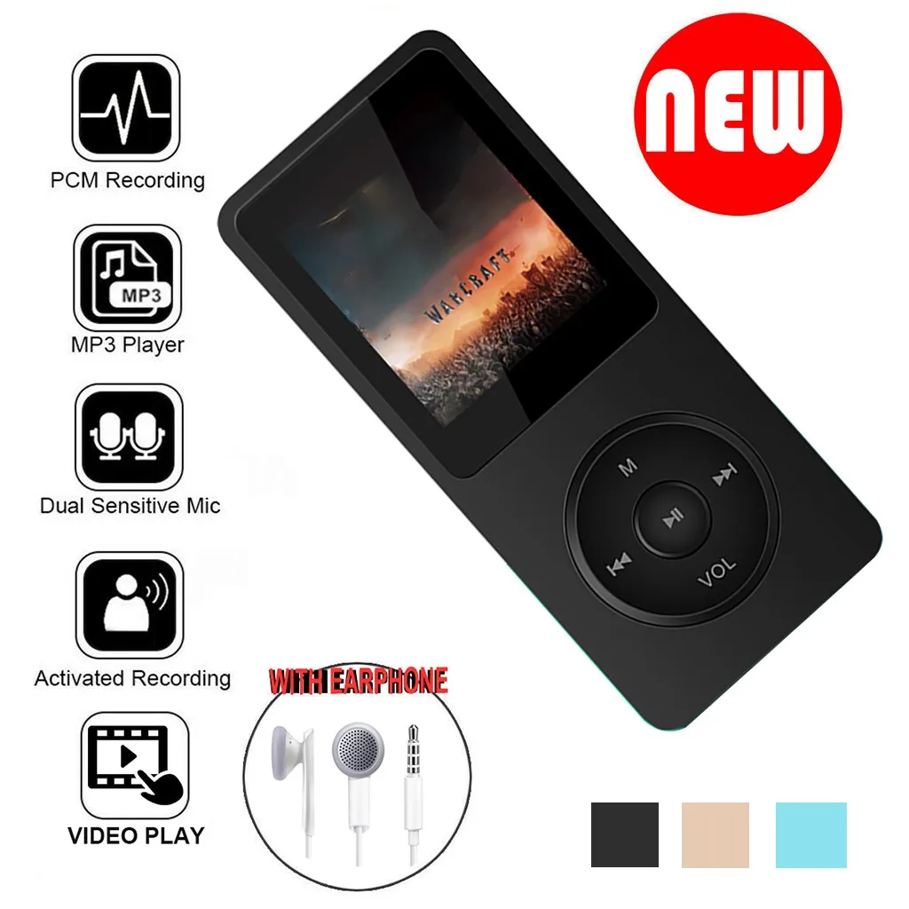 Мини mp3 плеер Ouhaobin воспроизведение MP4 музыкальный без потерь FM рекордер TF карта 80