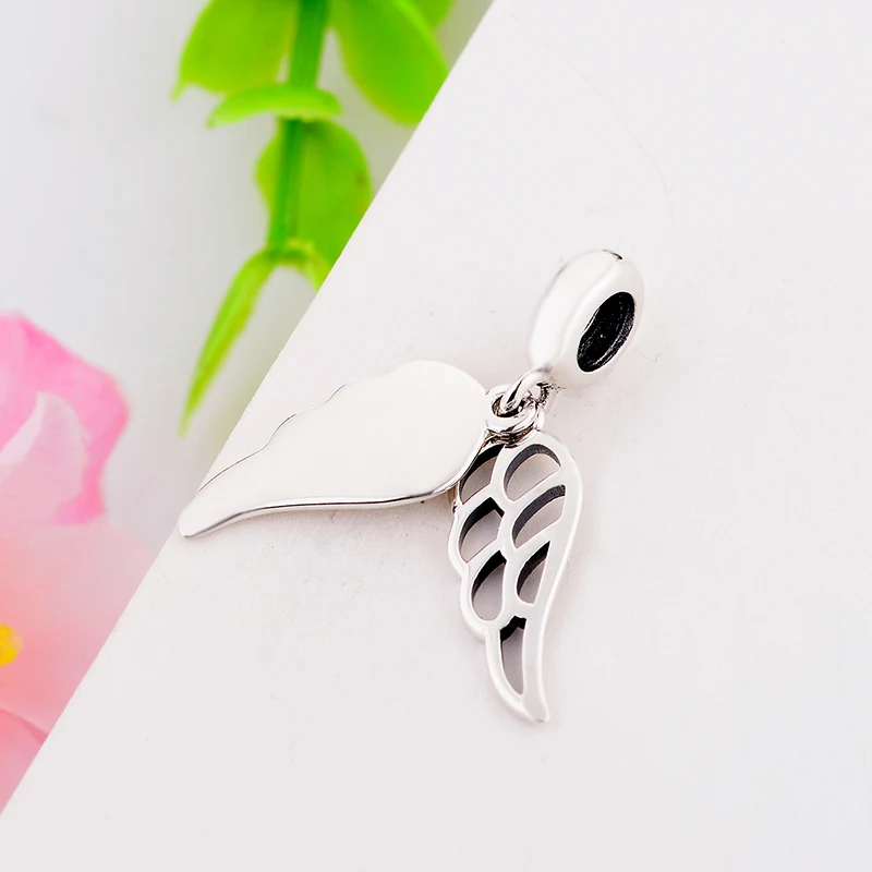 Оптовая цена подвеска для браслета серебро 925 пробы оригинальные крылья мой