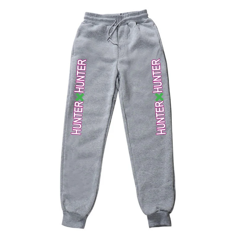

Japan Anime HUNTER X HUNTER Men's Sweatpants Joggers Lounge Pants Pockets Outdoor Hiking Running Trousers Streetwear SweatpantS