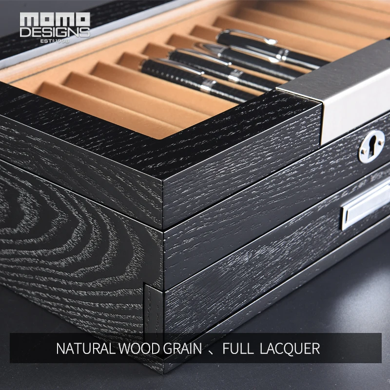 Деревянная коробка для хранения ручек 12-60 коллекция пенал упаковка дисплей