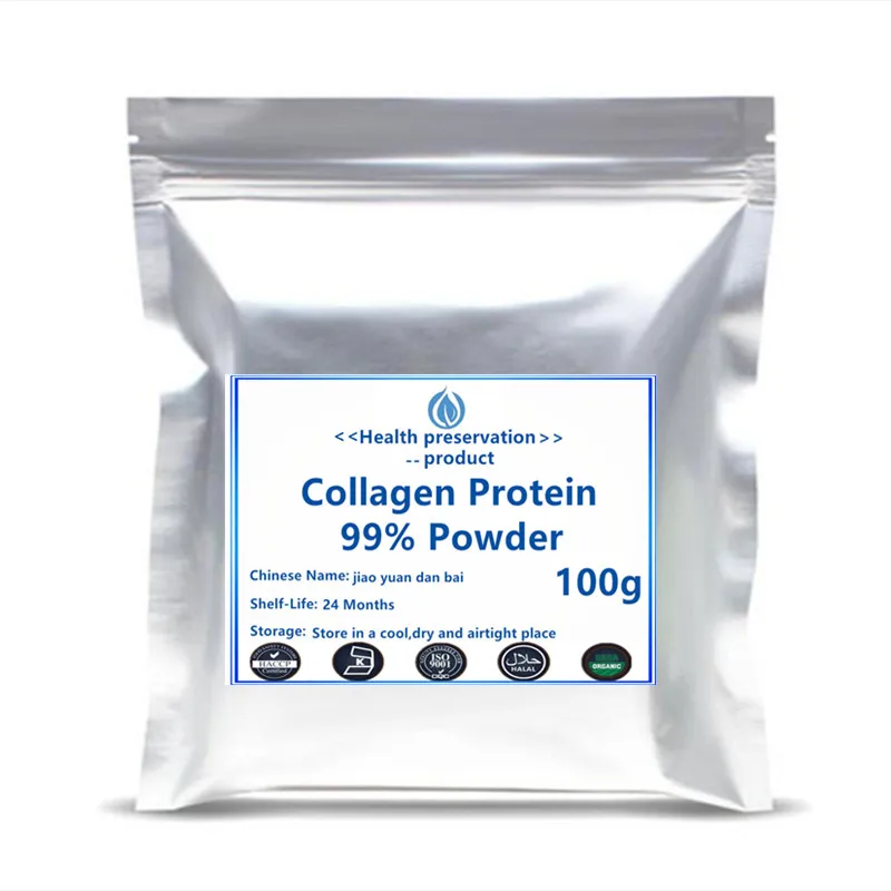 

100% Pure collagen powder Marine Fish Collagen Protein peptide powder cream supplement skin whitening Antioxidant