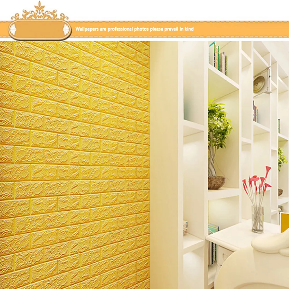 Настенные 3d-наклейки с имитацией кирпичной кладки украшение для спальни
