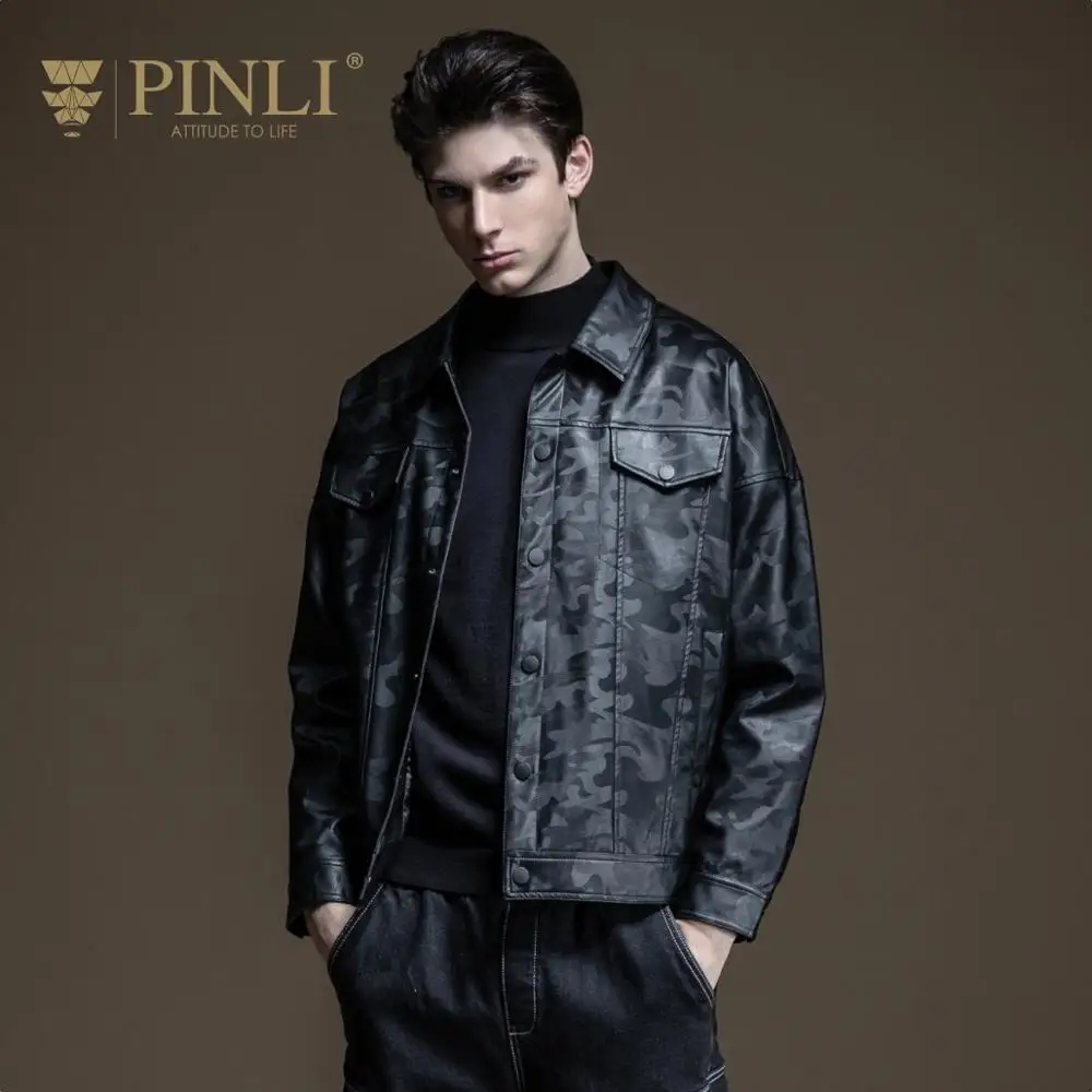 Jaqueta Masculino Топ Лайнер без полиэстера свободные Pinli осень 2019 новая мужская куртка