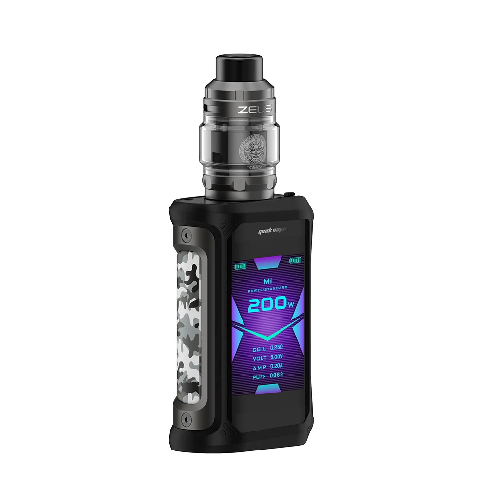 Gunmetal Camo 2 шт.! Набор электронных сигарет Geekvape Aegis X 200 Вт с 2,4 oled-экраном и набором микросхем AS 2,0, набор модов от двух аккумуляторов 18650 и Aegis Solo - Цвет: Gunmetal Camo