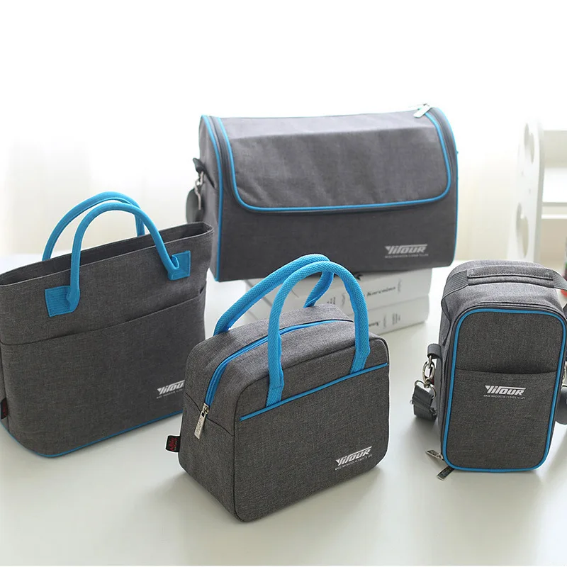 

New lunch bag Oxford cloth aluminum film lunch box thermal bag portable bento bag refrigerated bag