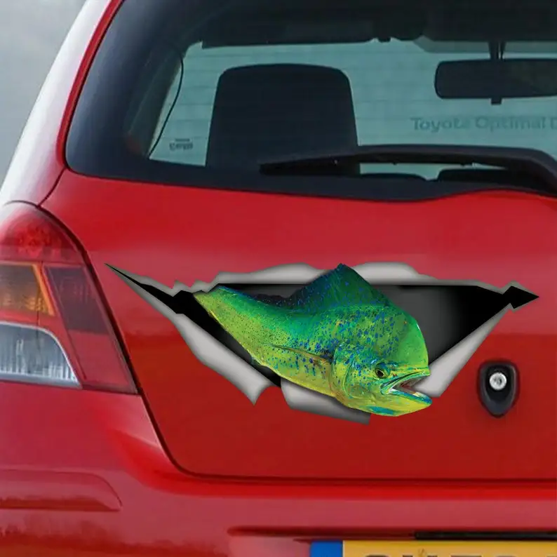 

Mahi mahi sticker, fish car sticker