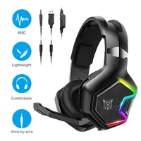 k10 pro wired gaming headphones rgb music headset with microphone