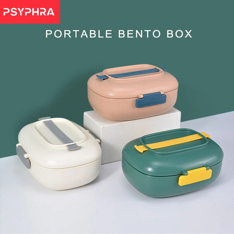 

Lunch Box Microwave Japanese Style for School Kids Children Food Storage Container Office Insulated Portable Cute Bento Box