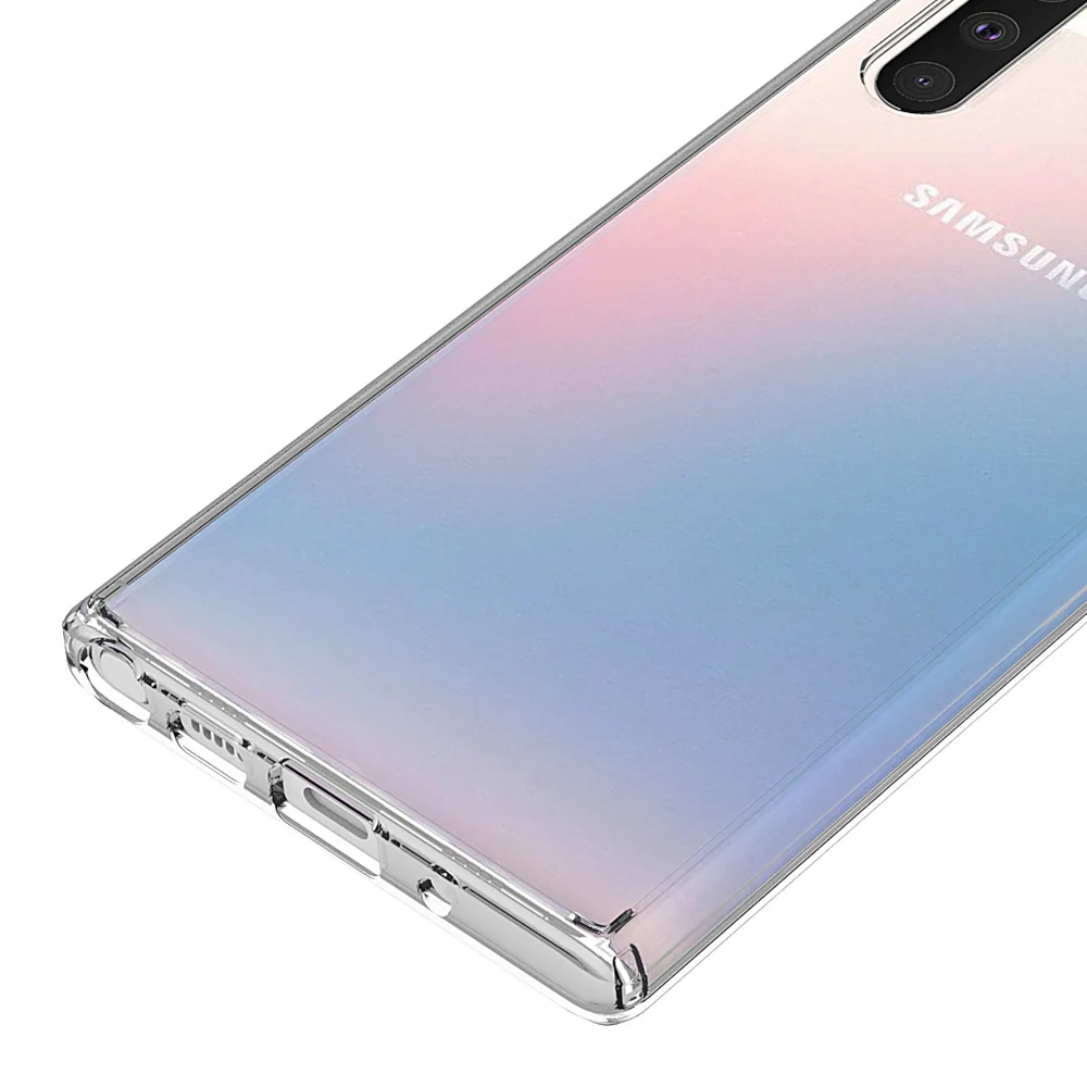 Прозрачный жесткий акриловый чехол HD для Samsung Galaxy Note 10 + 20 S20 Ultra Pro Note10 Plus 8 9 S8 S9 S10 S10e