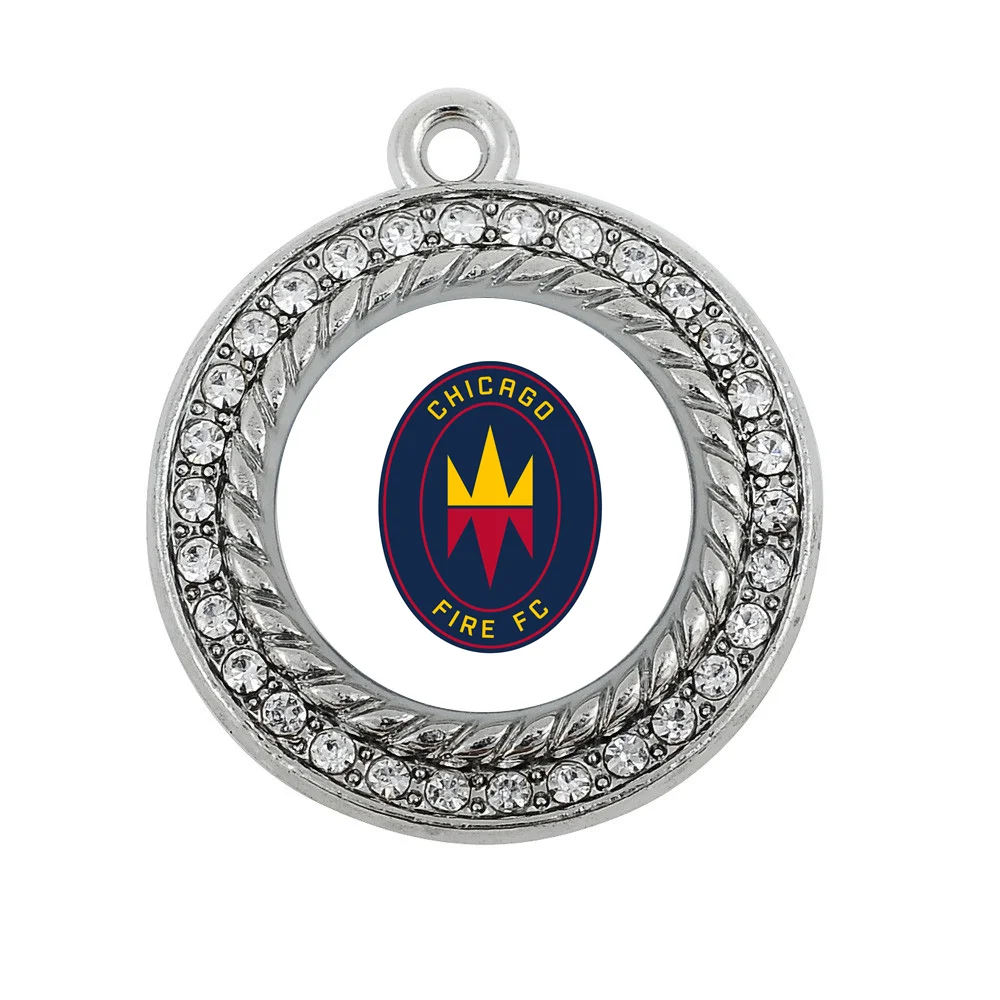 

Soccer Chicago Fire charm антикварные серебряные тарелки jewelry