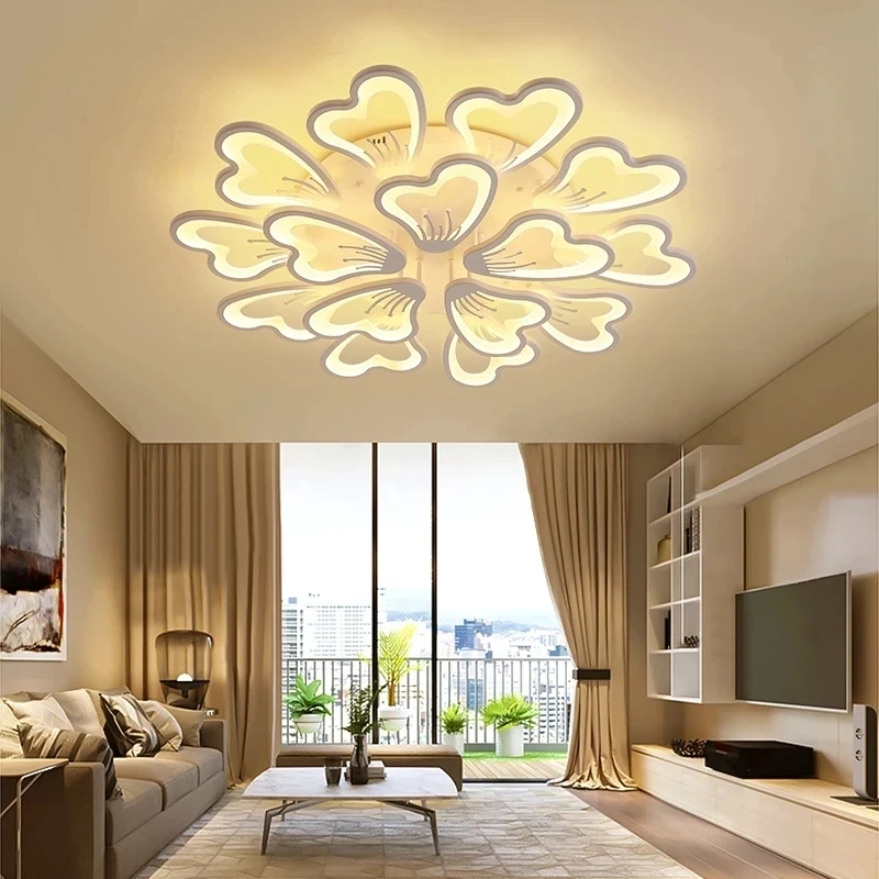 

Современные светодиодные потолочные лампы для гостиная, Спальня Кабинет акрил AC90-260V домашний светодиодный потолочный светильник с бесплат...