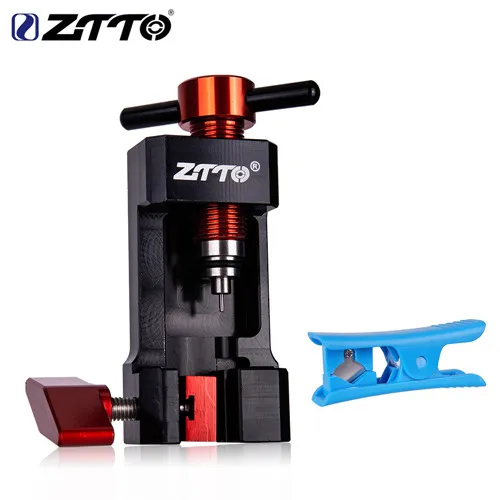 Driver And Cutter Ztto MTB велосипедная игла инструмент Гидравлический Шланг резаки дисковый тормозной шланг кабельный резак соединитель Вставка инструмент велосипед инструмент - Цвет: Driver And Cutter