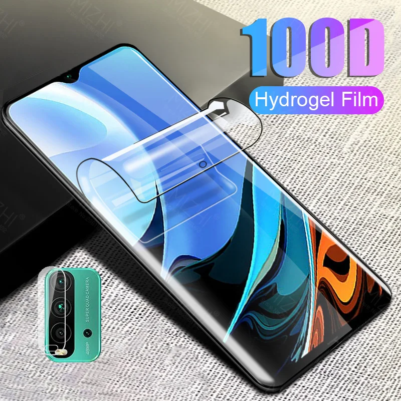 Гидрогелевая мягкая пленка 100D для Xiaomi Redmi 9 T Защита экрана Redmi9T стеклянная
