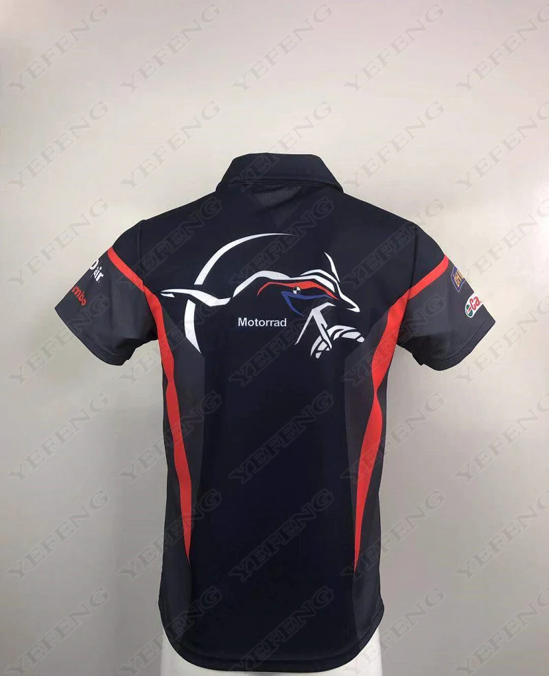 

New For Bmw Motorrad Team POLO T-Shirt Short Sleeve Jerseys Motorbike Motocross MX Dirt Bike Cycling