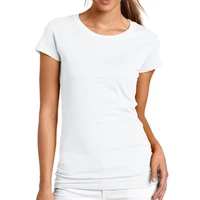 2021 womens t shirt women summer short sleeved slim solid color simple basic shirt black tee shirt for female woman t shirts
