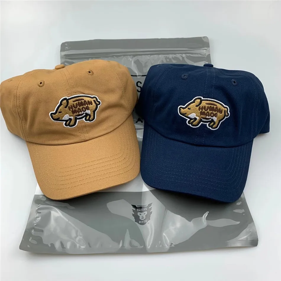 

Embroidery HUMAN Duck MADE Men Women Hats Summer Spring Hip Hop High Quality Streetwear Baseball Cap