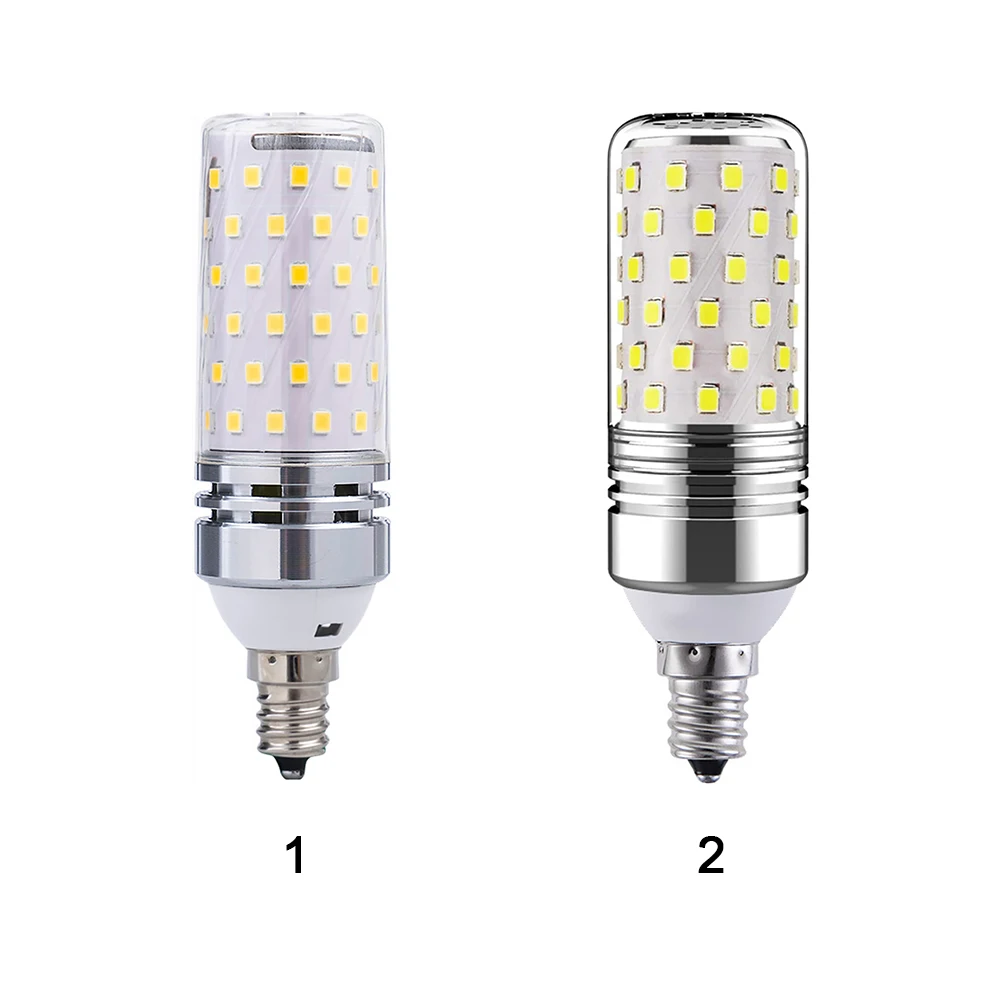 

4pcs/pack Wide Beam Candle Light 6000K Easy Install Aluminum Energy Saving E12 16W Living Room Corn Lamp Home LED Bulbs 1281lm