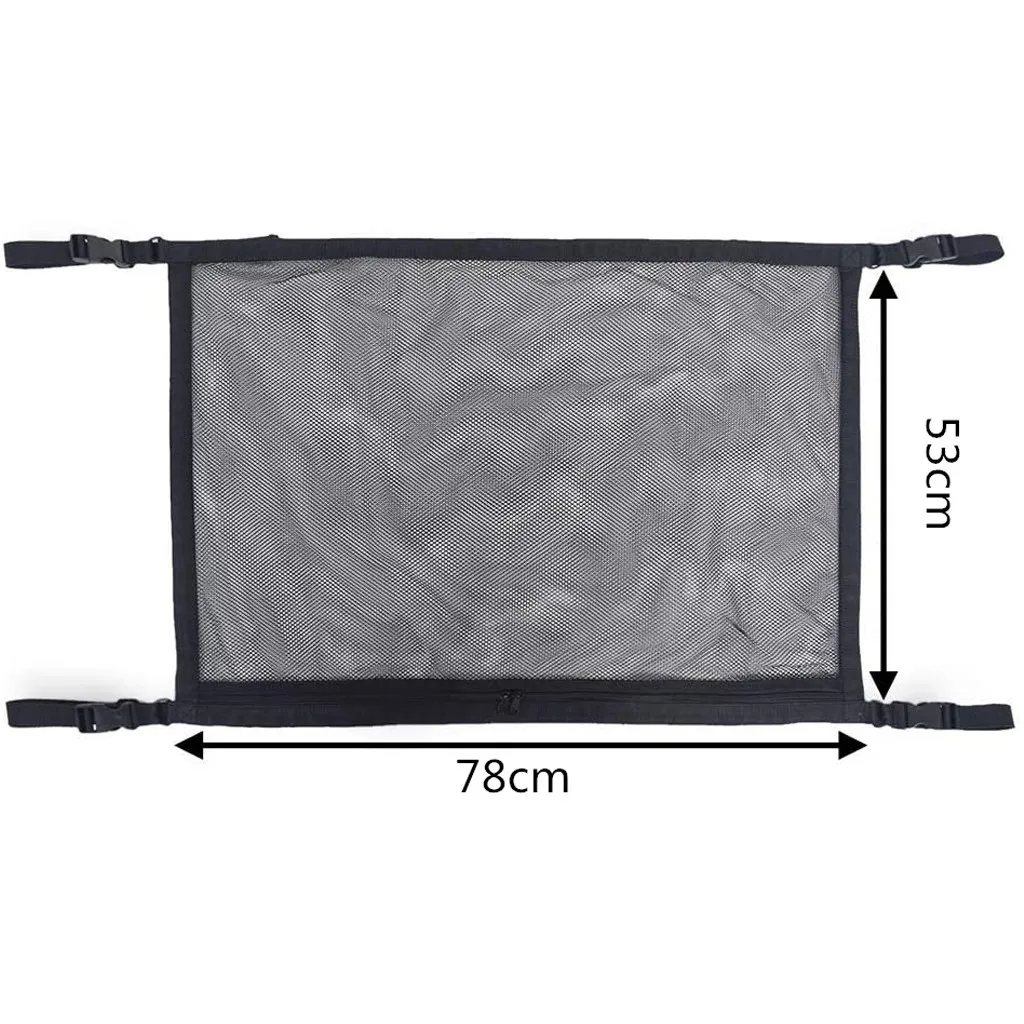 

1pc Car Roof Storage Net Pocket Universal Car Storage Net Pocket Pouch Bag Storage Easy To Install Car Accessories Auto Products