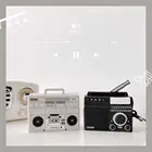 Забавный 3D Ретро-магнитола Bluetooth гарнитура Мягкий силиконовый чехол для Apple Airpods 1 2 Чехол для беспроводной зарядки для airpods pro