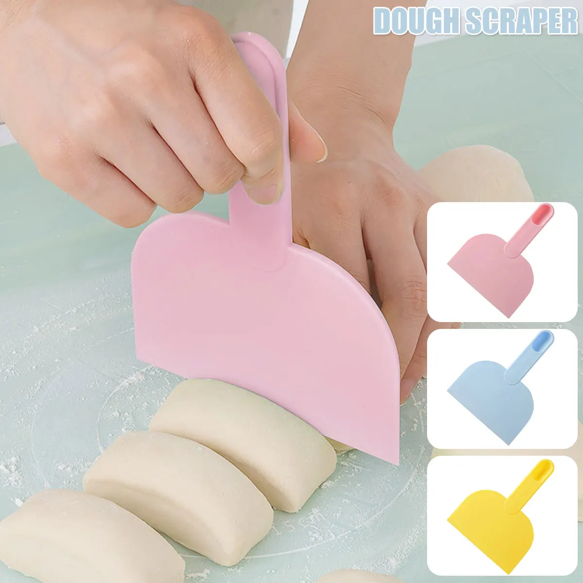 

1PC Useful Cream Spatula DIY Pastry Cutters Fondant Dough Scraper Cake Cutter Pastry Baking Tool Kitchen Accessories