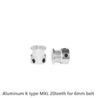 Соединительное звена, ЧПУ MXL Зубчатый шкив 20teeth диаметр 4 мм, 5 мм, 6,35 мм 8 мм ширина 6 мм 10 мм синхронный ремень небольшой зазор 20 Зубы