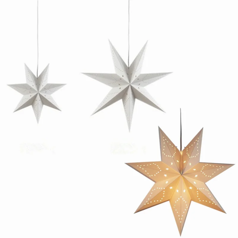 

Абажур в виде звезды с вырезами, 45/75 см