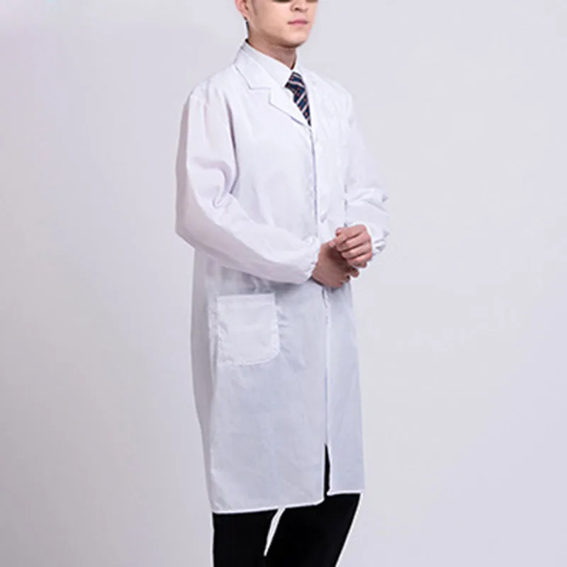 White Lab Coat For Doctor Unique Hospital Scientist School Fancy White Coat Professional Costume For Students Adults ACRDDK