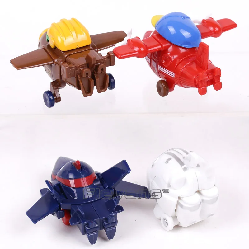 

Planes Toys Deformation Airplane Robots ABS Action Figures Kids Gift 4pcs 8pcs 12pcs Set