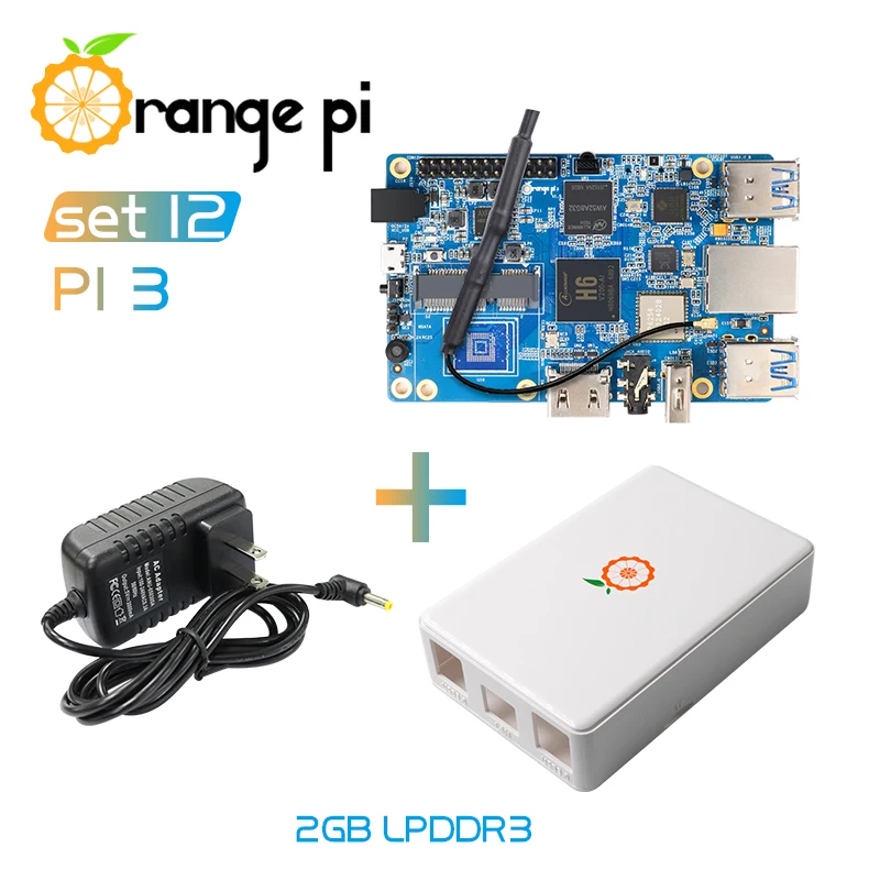 Orange PI3 2G + источник питания защитный чехол поддержка Gigabit/Wifi/BT/HDMI под Android 7 0 Ubuntu