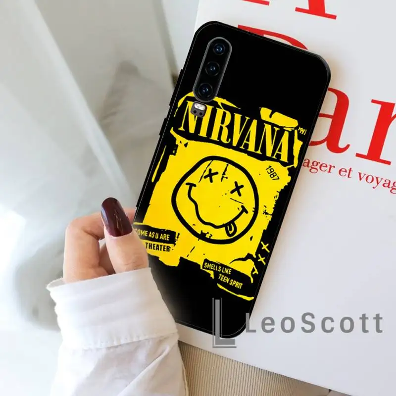 

Nirvana Kurt Cobain Phone Case For Huawei P20 P30 P40 lite Pro P Smart y7 2019 mate 20 nova 3 mate 20