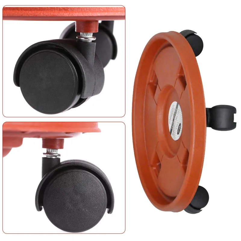 

Movable Plant Stand Flower Pot Tray With Universal Wheels Heavy Rolling Pot Trays Stand Indoor And Outdoor Balcony Garden Tools