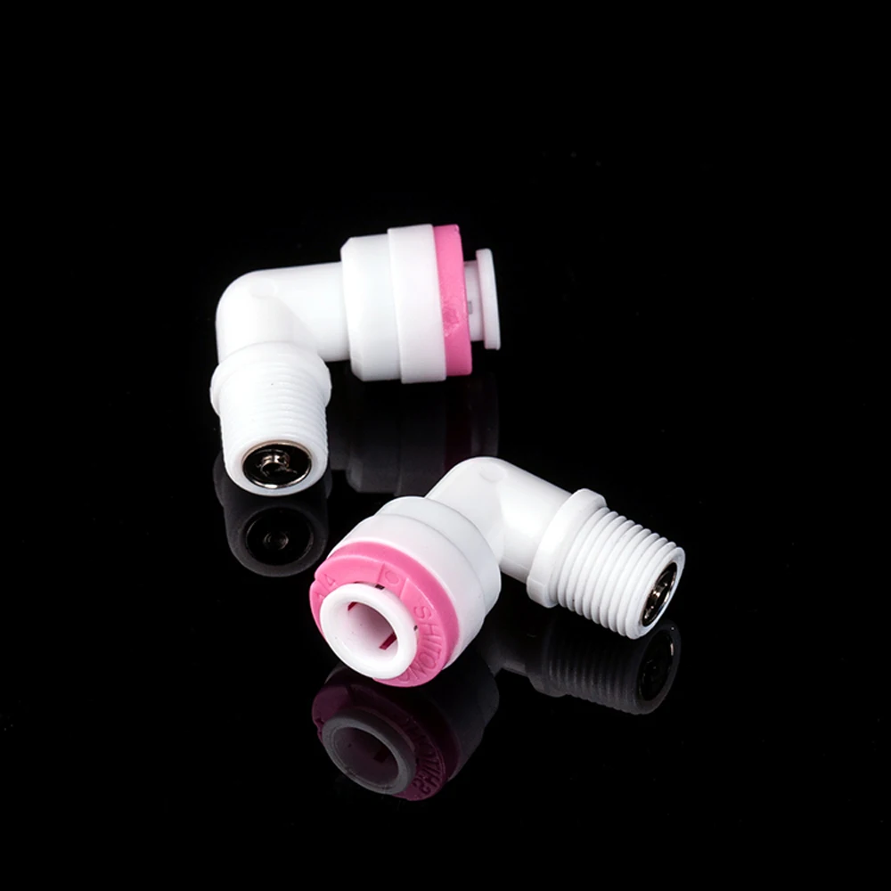 Подходит для 1/4 &quotOD труба x 1/8&quot BSP Мужской Локоть push Fit Труба обратный