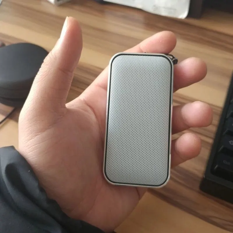

Mini Pocket Style Audio Ultra-Thin Bluetooth Speaker Portable Wireless Handsfree Outdoor Sport Riding Subwoofer Metal Music Box