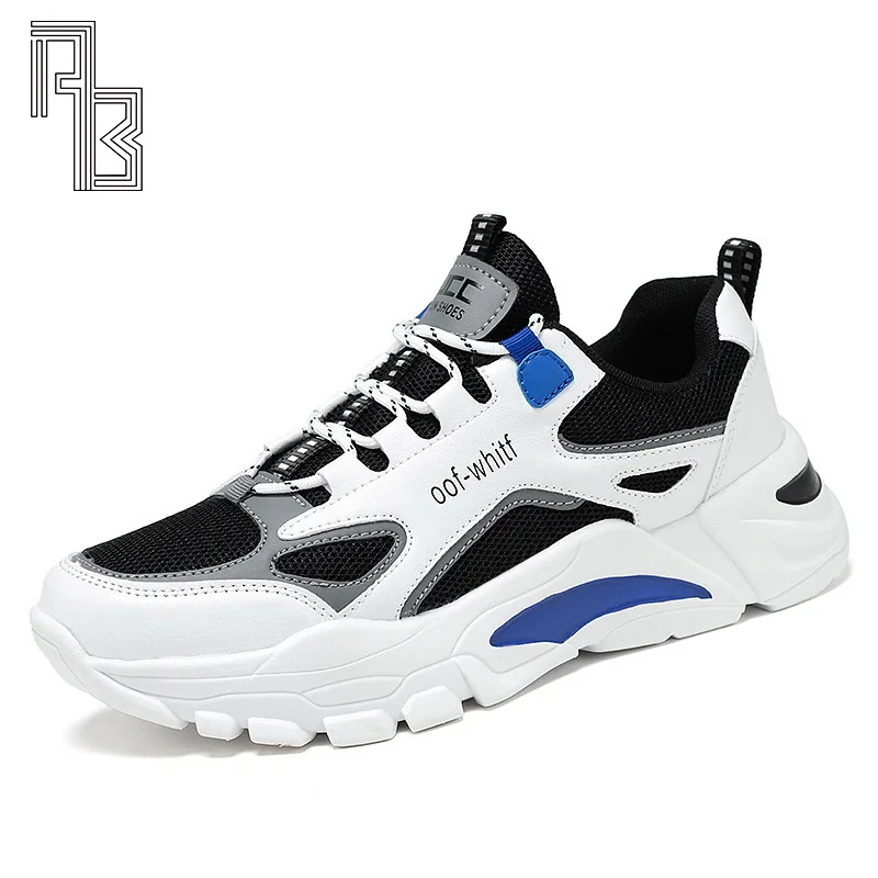 

New Male Sneakers Mesh Breathable Tennis Shoes Soft Bottom Increased Casual Shoes Men Light Comfortable Vulcanized Shoe