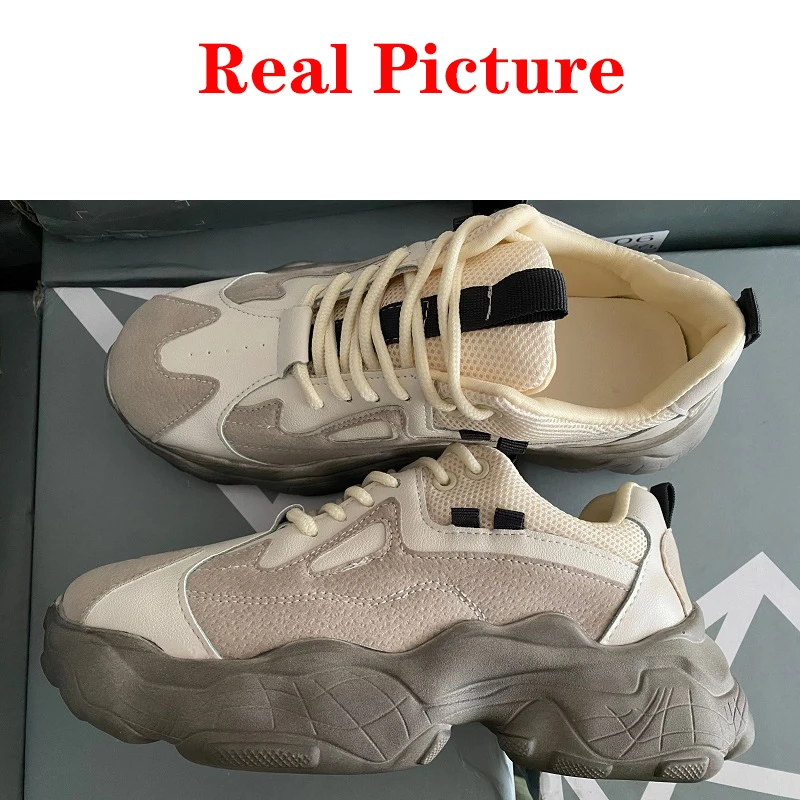 Женские зимние массивные кроссовки Повседневная обувь черного цвета на