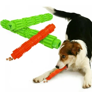 Жевательные игрушки для питомцев зубная щетка, устойчивая к укусам, зубная щетка для дрессировки пищи для кошек и щенков, резиновая ручка