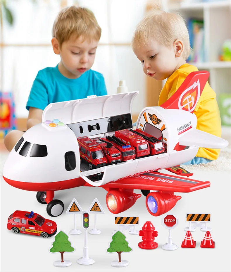 

Children Toy Car Music Story Inertial Plane Kids Large Passenger Plane Toys Simulation Orbital Aircraft Model Kids Airplane Gift