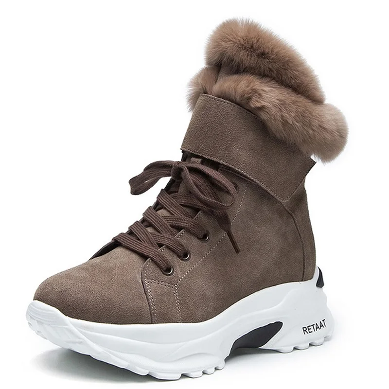 Женские ботинки Новинка 2019 года зимние полусапоги для девочек женские из