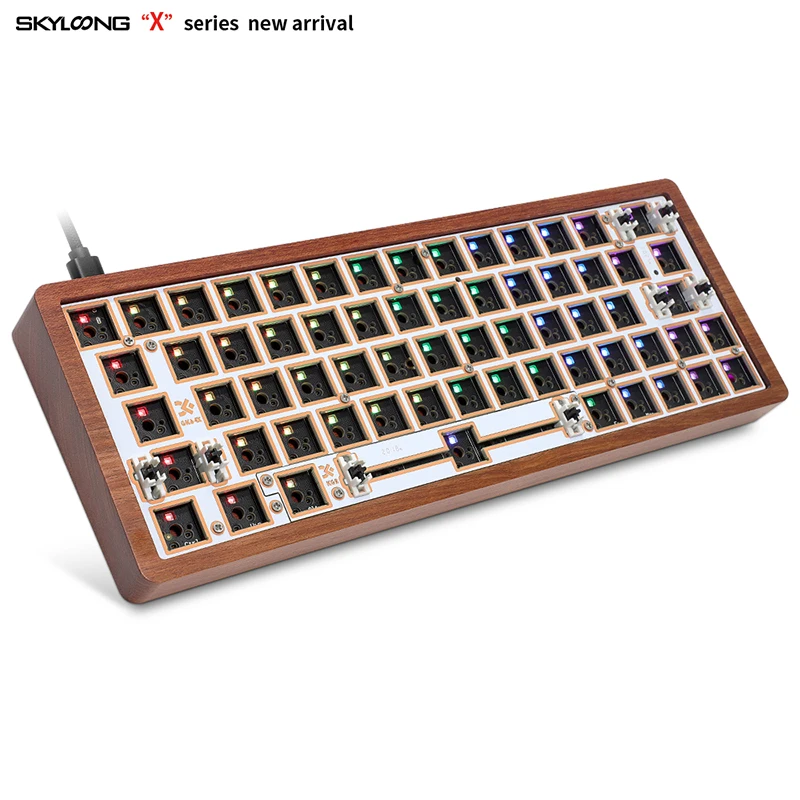 Деревянная оболочка GK64X GK64XS горячая распродажа Деревянный чехол 60%