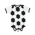 Трикотажные футболки из хлопка для малышей, с футбольным мячом, классические, Eusebio, для мальчиков, 2018, 2019