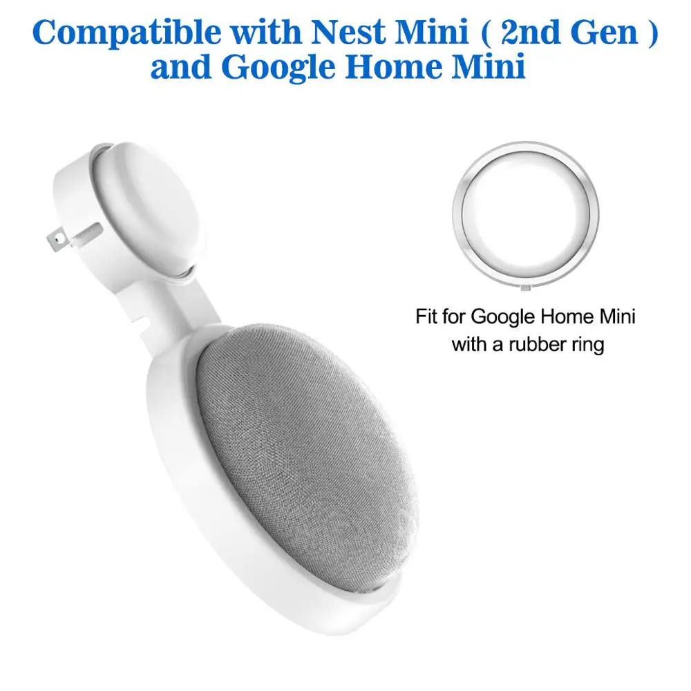 Настенный держатель для розетки Google Home Mini Nest (2-е поколение) компактные аксессуары