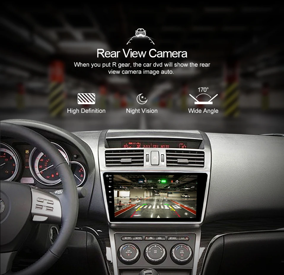 Asottu android 9,0 автомобильный dvd для Mazda 6 2008 2009 2010 2011 2012 2013 Радио Аудио gps мультимедийный плеер